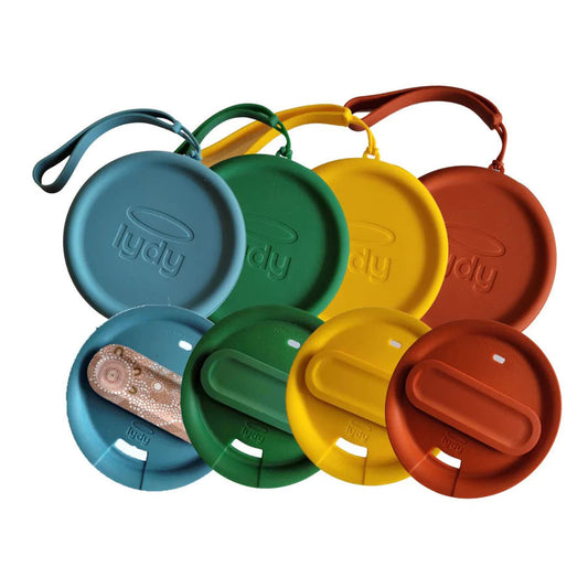 Reusable Lid - Lydy - Four Pack Bundle Earthly
