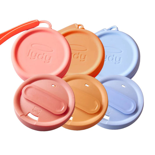 Reusable Lid - Rose, Berry & Peach - Lydy 3 Pack Bundle